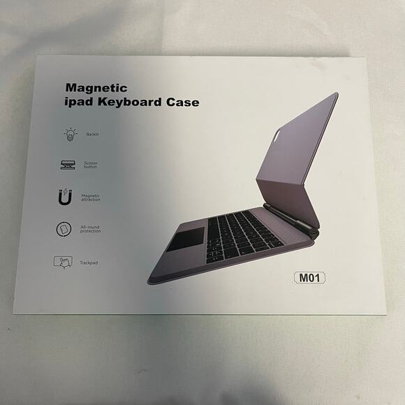 Uogic Apple Magic Keyboard in Gray-New includes stylus - Picture 1 of 5